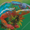 Colorful Rainbow Iguana Diamond Painting