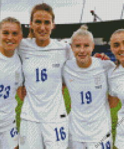 England Womens National Football Team Diamond Painting
