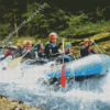 Forest River Rafting Diamond Painting