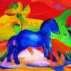 Franz Marc The Little Blue Horse Diamond Painting
