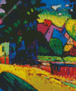 Kandinsky Landscape Diamond Painting