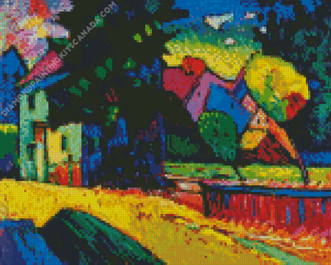 Kandinsky Landscape Diamond Painting