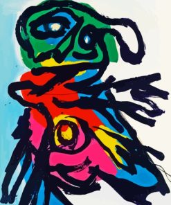 Personage By Karel Appel Diamond Painting
