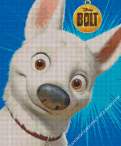 Bolt Dog Diamond Painting