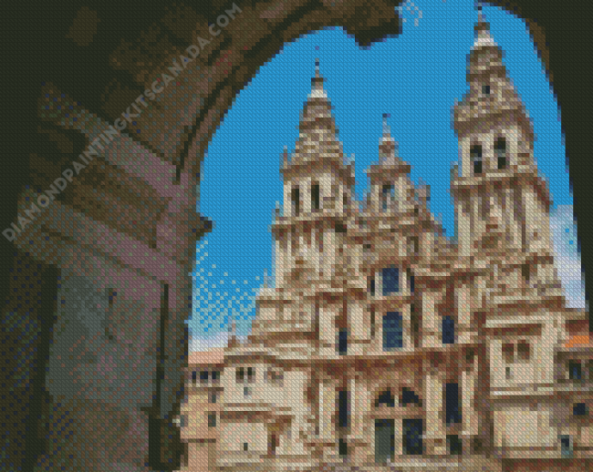 Cathedral Of Santiago De Compostela Spain Diamond Painting