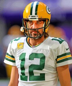 Aaron Rodgers Packers Diamond Painting