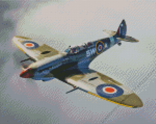 Aesthetic Spitfire Diamond Painting