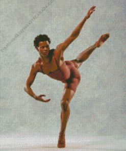 African Ballet Dancer Man Diamond Painting