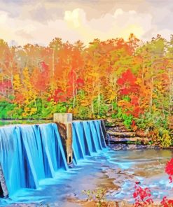 Alabama Waterfall Diamond Painting
