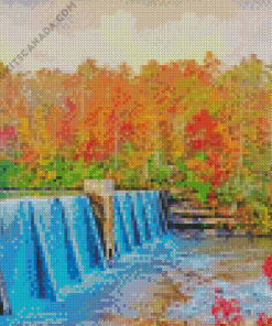 Alabama Waterfall Diamond Painting
