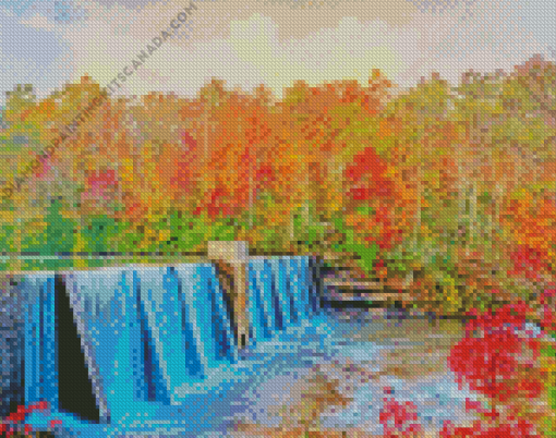 Alabama Waterfall Diamond Painting