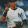 Alex Rodriguez Baseball Shortstop Diamond Painting