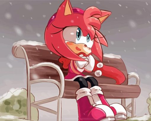 Amy Rose Illlustration Diamond Painting