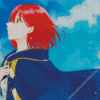 Anime Girl Shirayuki Diamond Painting