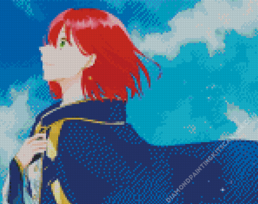 Anime Girl Shirayuki Diamond Painting