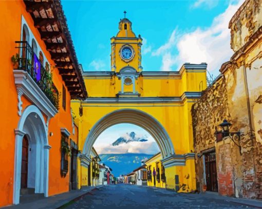 Antigua Guatemala Diamond Painting