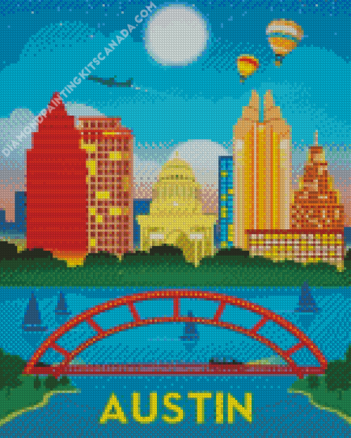 Austin Texas Diamond Painting