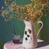 Babys Breath Jug Diamond Painting