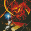 Balrog From Lord Of The Rings Diamond Painting