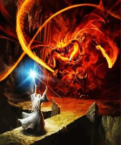 Balrog From Lord Of The Rings Diamond Painting