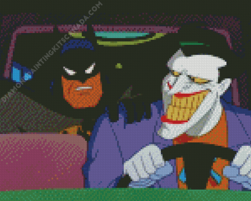 Batman And The Joker Diamond Painting