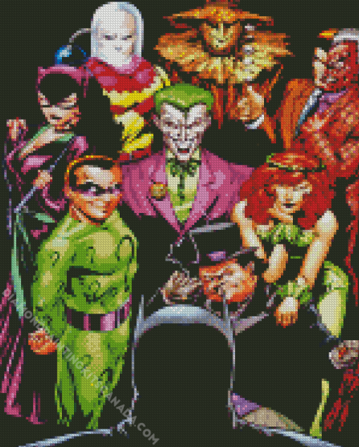 Batman Villains Diamond Painting