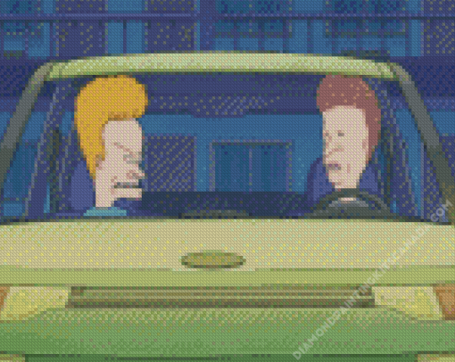 Beavis and Butthead Animation Serie Diamond Painting