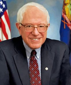 Bernie Sanders Smiling Diamond Painting