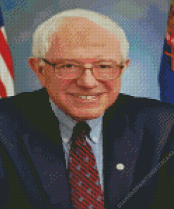 Bernie Sanders Smiling Diamond Painting