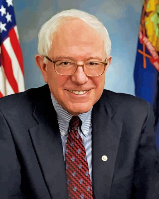 Bernie Sanders Smiling Diamond Painting