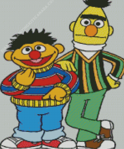 Bert and Ernie Cartoon Diamond Painting