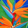 Bird Of Paradise Plant Diamond Painting