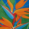 Bird Of Paradise Plant Diamond Painting