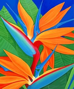 Bird Of Paradise Plant Diamond Painting