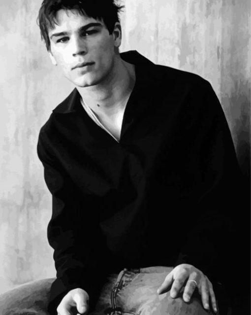 Black And White Josh Hartnett Diamond Painting