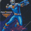 Blue Power Ranger Poster Diamond Painting