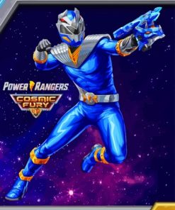 Blue Power Ranger Poster Diamond Painting