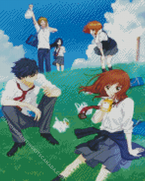 Blue Spring Ride Anime Diamond Painting