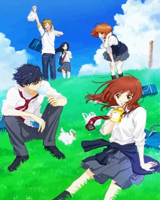 Blue Spring Ride Anime Diamond Painting