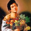 Boy with a Basket of Fruit by Caravaggio Diamond Painting