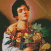 Boy with a Basket of Fruit by Caravaggio Diamond Painting