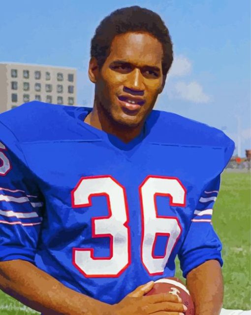 Buffalo Bills OJ Simpson Diamond Painting