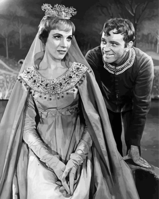 Camelot Guinevere And Arthur Diamond Painting