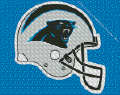 Carolina Panthers Helmet Diamond Painting