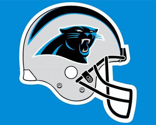 Carolina Panthers Helmet Diamond Painting