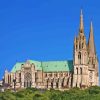 Chartres Gothic Cathedral in France Diamond Painting