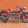 Classic Indian Motorcycle Diamond Painting