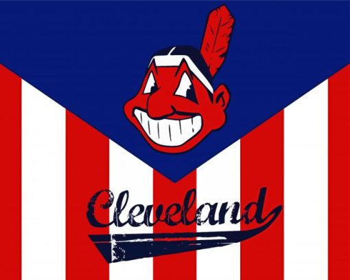 Cleveland Indians Baseball Club Diamond Painting