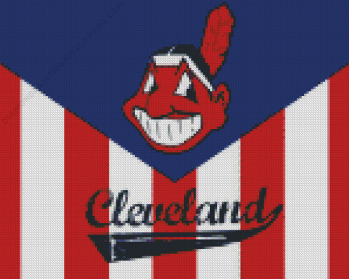 Cleveland Indians Baseball Club Diamond Painting