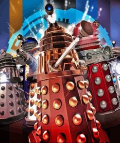 Dalek Robots Diamond Painting